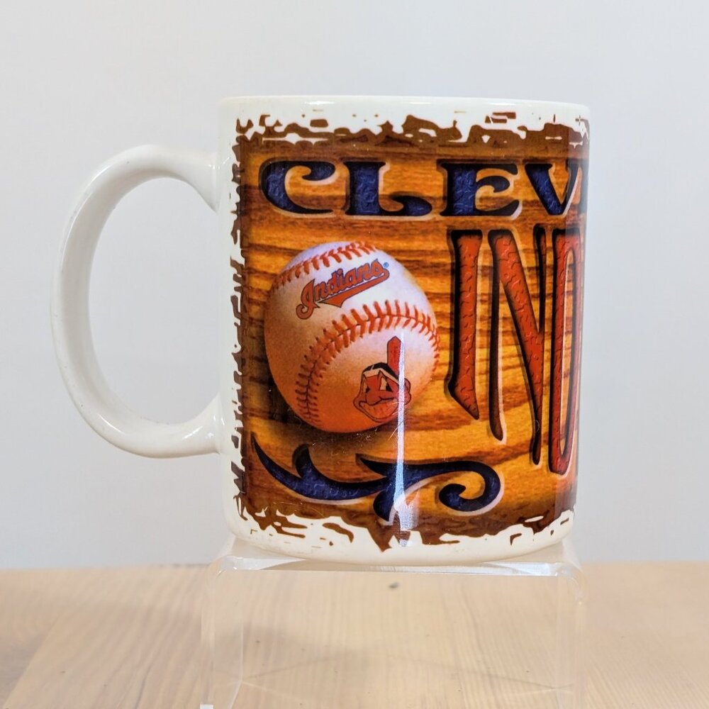Cleveland Indians coffee mug 1996